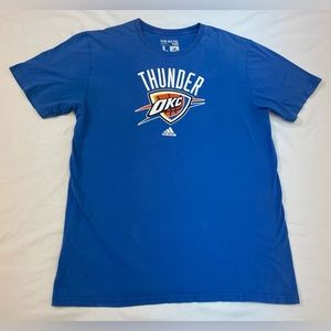 Oklahoma City Thunder Adidas T Shirt Mens Size Large NBA Basketball